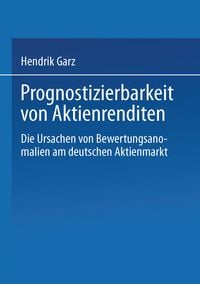 Produktbild: Prognostizierbarkeit von Aktienrenditen