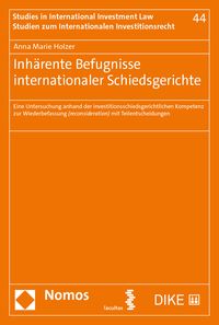 Produktbild: Inh&auml;rente Befugnisse internationaler Schiedsgerichte