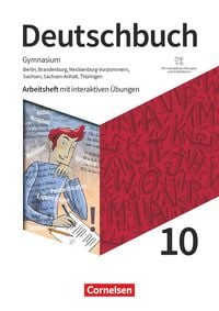Produktbild: Deutschbuch Gymnasium - Berlin, Brandenburg, Mecklenburg-Vorpommern, Sachsen, Sachsen-Anhalt und Th&uuml;ringen - Ausgabe 2019 - 10. Schuljahr