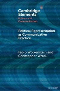 Produktbild: Political Representation as Communicative Practice
