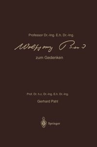 Produktbild: Professor Dr.-Ing. E.h. Dr.-Ing. Wolfgang Beitz zum Gedenken