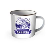 Produktbild: Tr&ouml;tsch Emaille Becher die beste M&auml;nner sind Angler