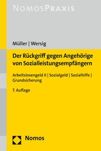 Produktbild: Der R&uuml;ckgriff gegen Angeh&ouml;rige von Sozialleistungsempf&auml;ngern