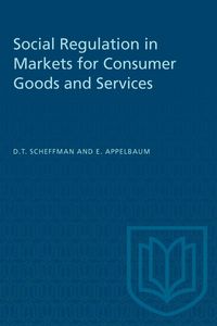 Produktbild: Social Regulation in Markets for Consumer Goods and Services