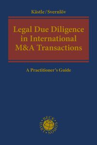 Produktbild: Legal Due Diligence in International M&A Transactions