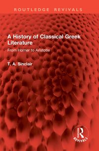 Produktbild: A History of Classical Greek Literature