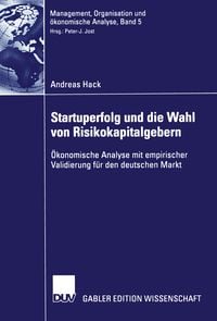 Produktbild: Startuperfolg und die Wahl von Risikokapitalgebern