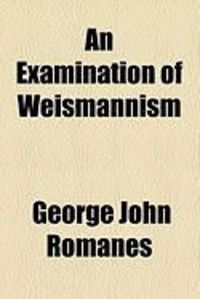 Produktbild: An Examination of Weismannism