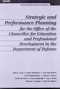 Produktbild: Strategic and Performance Planning for the Office of the Chancellor for Educational and Professional Development