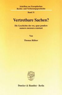 Produktbild: Vertretbare Sachen?