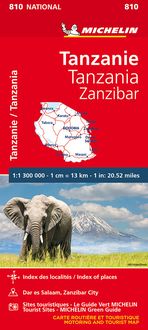 Bild vom Artikel Tanzania & Zanzibar - Michelin National Map 810 vom Autor Carte nationale 810
