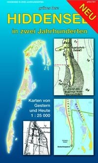 Produktbild: Hiddensee in zwei Jahrhunderten 1 : 25 000