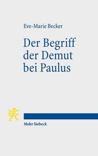 Produktbild: Der Begriff der Demut bei Paulus