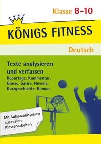 Produktbild: Texte analysieren und verfassen &ndash; Klasse 8-10 &ndash; Deutsch