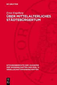 Produktbild: &Uuml;ber mittelalterliches St&auml;dteb&uuml;rgertum