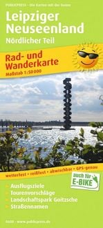 Produktbild: Publicpress Rad- und Wanderkarte Leipziger Neuseenland, N&ouml;rdlicher Teil 1:50.000