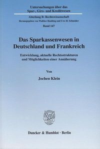 Produktbild: Das Sparkassenwesen in Deutschland und Frankreich.
