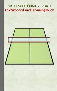 Produktbild: 3D Tischtennis 2 in 1 Taktikboard und Trainingsbuch