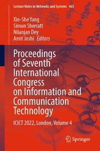 Produktbild: Proceedings of Seventh International Congress on Information and Communication Technology