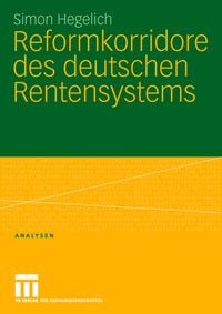 Produktbild: Reformkorridore des deutschen Rentensystems