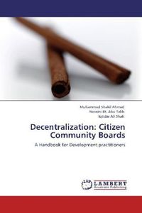 Produktbild: Ahmad, M: Decentralization: Citizen Community Boards