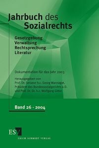 Produktbild: Jahrbuch des Sozialrechts (der Gegenwart). Gesetzgebung - Verwaltung... / Jahrbuch des Sozialrechts, Band 26