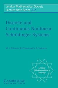 Produktbild: Discrete and Continuous Nonlinear Schrodinger Systems