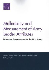 Produktbild: Malleability and Measurement of Army Leader Attributes