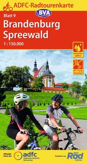Produktbild: ADFC-Radtourenkarte 9 Brandenburg Spreewald 1:150.000, rei&szlig;- und wetterfest, E-Bike geeignet, GPS-Tracks Download