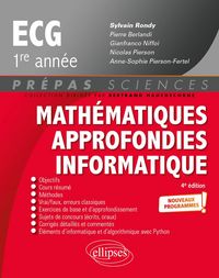 Produktbild: Math&eacute;matiques approfondies - Informatique - pr&eacute;pas ECG 1re ann&eacute;e - Nouveaux programmes