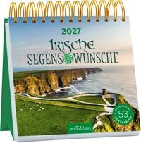 Produktbild: Postkartenkalender Irische Segensw&uuml;nsche 2027