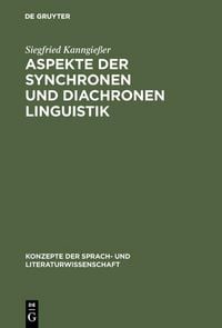 Produktbild: Aspekte der synchronen und diachronen Linguistik