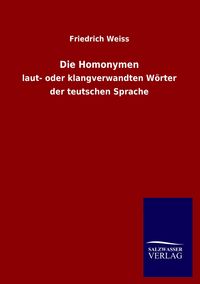 Produktbild: Die Homonymen