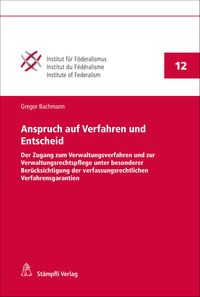 Produktbild: Anspruch auf Verfahren und Entscheid