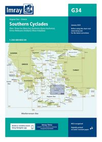 Produktbild: G34 Southern Cyclades (East Sheet), Imray Chart