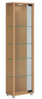 Produktbild: Holz Glas Stand Vitrine Sammelvitrine Edana Mini