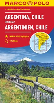 Bild vom Artikel MARCO POLO Kontinentalkarte Argentinien, Chile 1:4 Mio. vom Autor 
