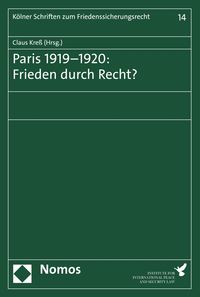 Produktbild: Paris 1919-1920: Frieden durch Recht?