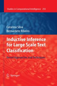 Produktbild: Inductive Inference for Large Scale Text Classification