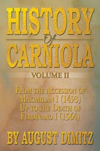 Produktbild: History of Carniola Volume II