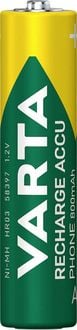 Produktbild: Varta 58398101501 Micro (AAA)-Akku NiMH 800 mAh 1.2V 1St.