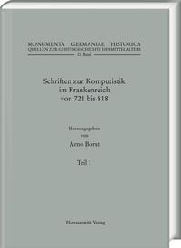 Produktbild: Schriften zur Komputistik im Frankenreich von 721 bis 818