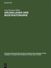 Produktbild: Grundlagen der Biostratonomie
