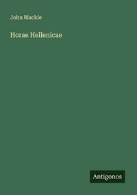 Produktbild: Horae Hellenicae