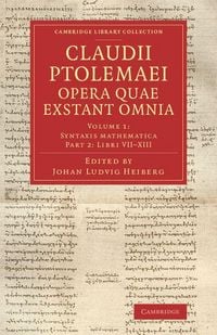 Produktbild: Claudii Ptolemaei Opera Quae Exstant Omnia