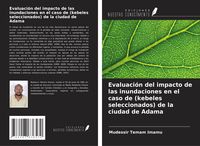 Produktbild: Evaluaci&oacute;n del impacto de las inundaciones en el caso de (kebeles seleccionados) de la ciudad de Adama