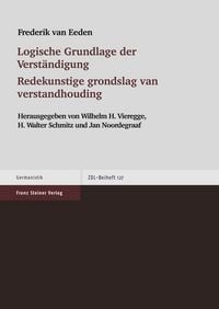 Produktbild: Logische Grundlage der Verst&auml;ndigung / Redekunstige grondslag van verstandhouding