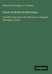 Produktbild: Essais de Michel de Montaigne
