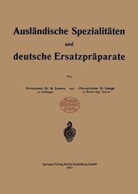 Produktbild: Ausl&auml;ndische Spezialit&auml;ten und deutsche Ersatzpr&auml;parate