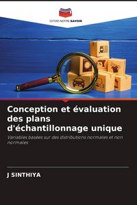 Produktbild: Conception et &eacute;valuation des plans d'&eacute;chantillonnage unique